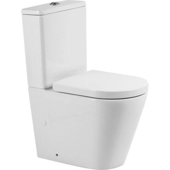 Унитаз-компакт безободковый BelBagno Flay-Tor BB2149CP-TOR (Система смыва торнадо) - фото 10