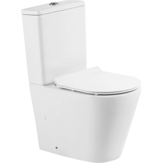 Унитаз-компакт безободковый BelBagno Flay-Tor BB2149CP-TOR (Система смыва торнадо) - фото 2