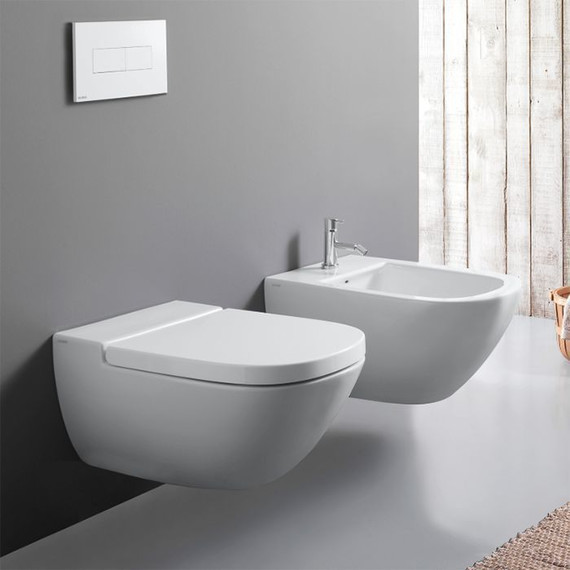 Унитаз подвесной Globo Stockholm LAS03.BI - фото 2