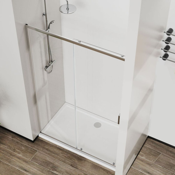 Душевая дверь Vincea City 110 см VDS-5CT110CL, хром/прозрачное - фото, картинка 4 Душевая дверь Vincea City 110 см VDS-5CT110CL, хром/прозрачное - фото 4