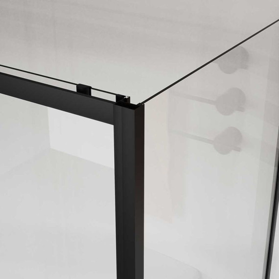 Душевое ограждение Vincea City 120x90 см VSR-5CT9012CLB, черный/прозрачное - фото 5