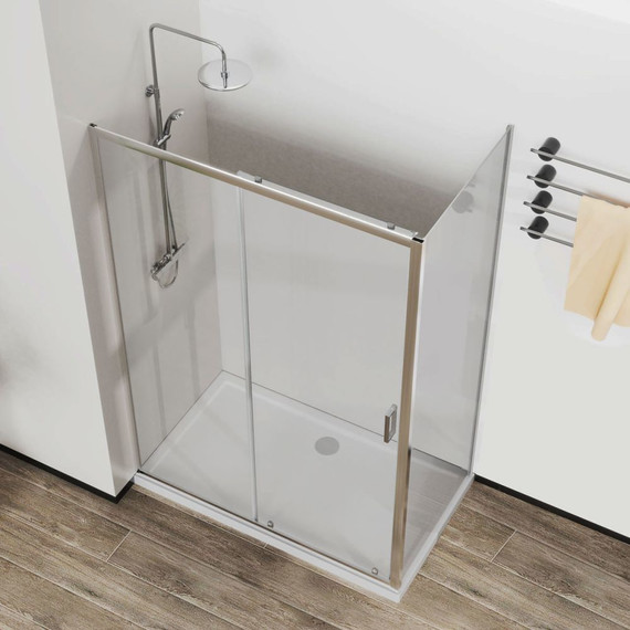 Душевое ограждение Vincea City 120x90 см VSR-5CT9012CL, хром/прозрачное - фото 5