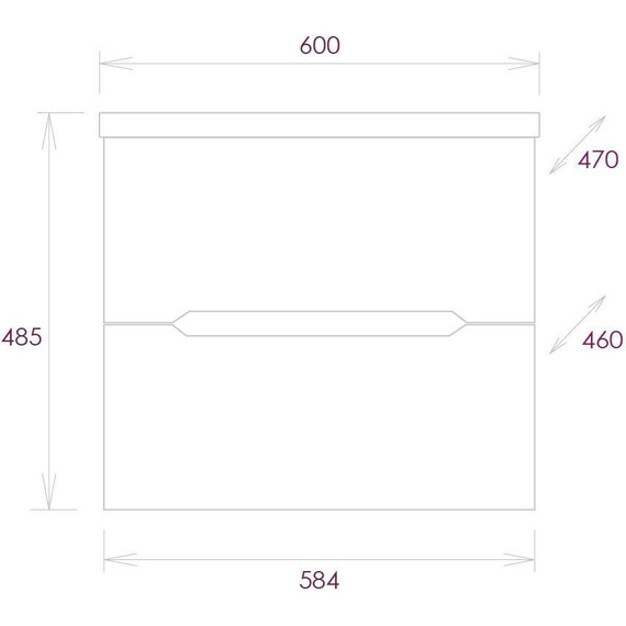 Тумба подвесная с раковиной Onika Айленд 60 см 106114 - фото, картинка 12 Тумба подвесная с раковиной Onika Айленд 60 см 106114 - фото 12
