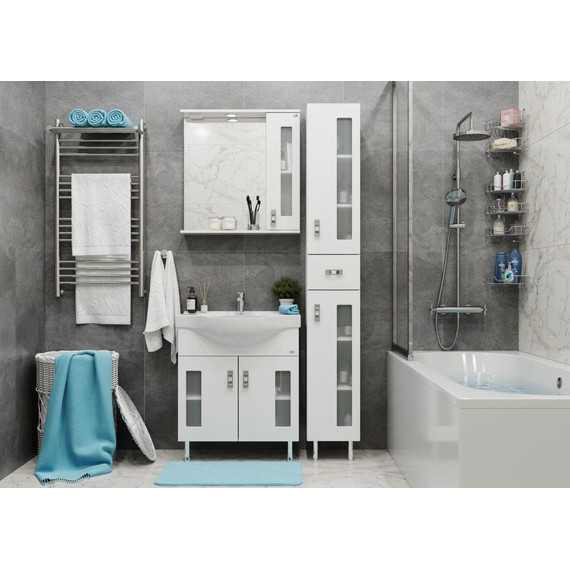 Тумба напольная с раковиной Onika Кристалл 70 см 107024 - фото, картинка 4 Тумба напольная с раковиной Onika Кристалл 70 см 107024 - фото 4