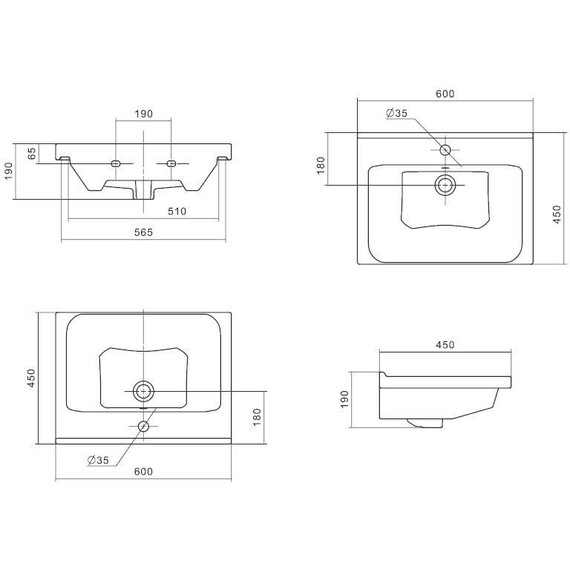 Тумба подвесная с раковиной Onika Брендон 60 см 106138, бетон крем/камень светлый - фото, картинка 11 Тумба подвесная с раковиной Onika Брендон 60 см 106138, бетон крем/камень светлый - фото 11