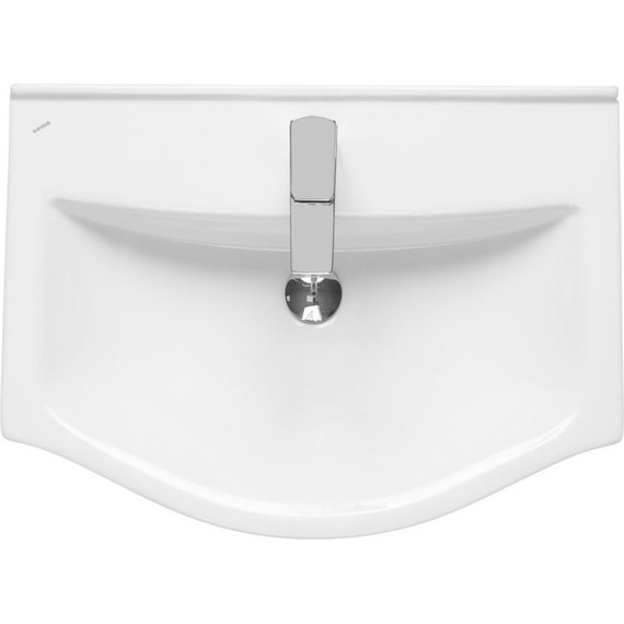 Тумба подвесная с раковиной Onika Девис 65 см 106546, бетон чикаго - фото 8