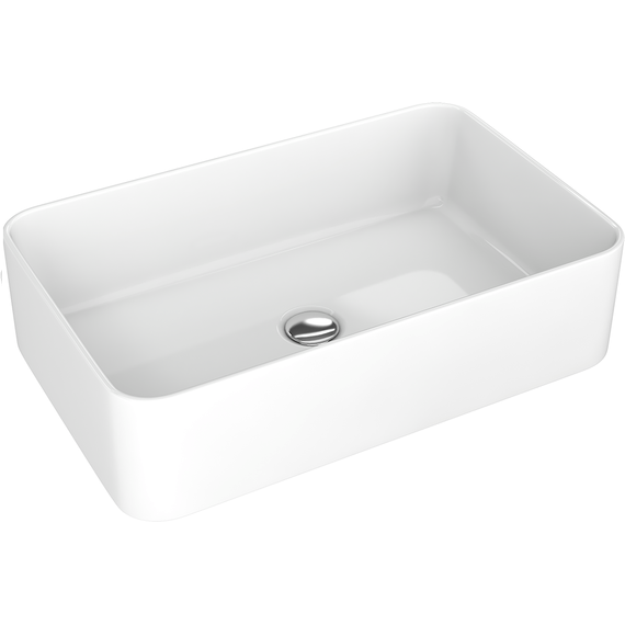 Тумба подвесная с раковиной Onika Алеста 80 см 108054, белая/камень светлый - фото 7