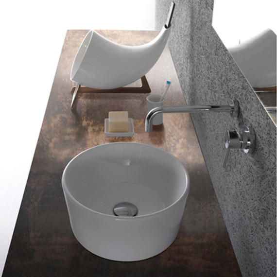 Раковина-чаша Globo Forty3 35 см FO035.BI - фото, картинка 2 Раковина-чаша Globo Forty3 35 см FO035.BI - фото 2