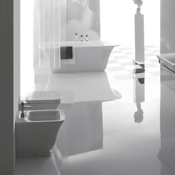 Унитаз приставной Globo Relais RE001.BI - фото 2