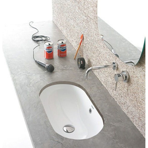 Раковина врезная под столешницу Globo Forty3 60 см SC043.BI - фото, картинка 2 Раковина врезная под столешницу Globo Forty3 60 см SC043.BI - фото 2