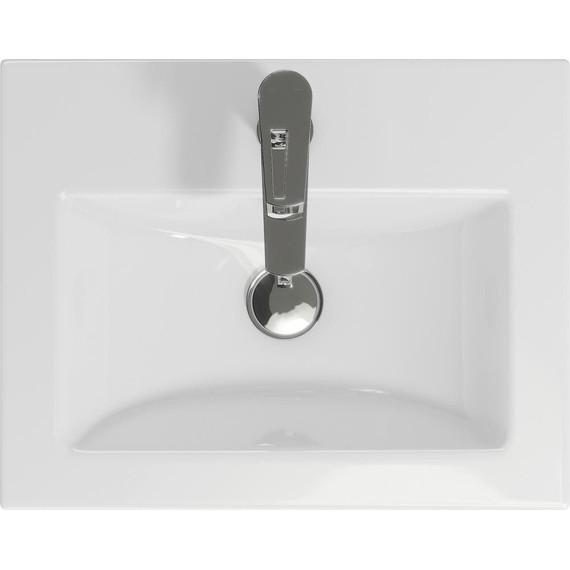 Тумба подвесная с раковиной Onika Легран 50 см 105031, дуб галифакс (раковина Como 50) - фото 9