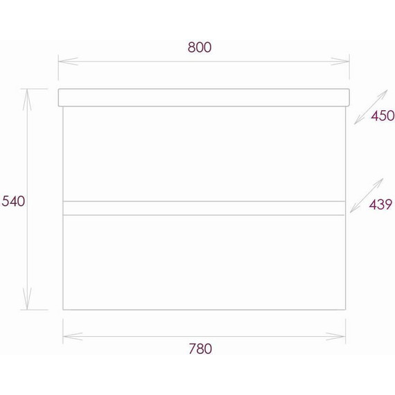 Тумба подвесная с раковиной Onika Эвада 80 см 108058 - фото 12