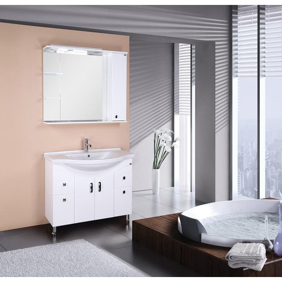 Тумба напольная с раковиной Onika Эльбрус 100 см 110008 - фото 2