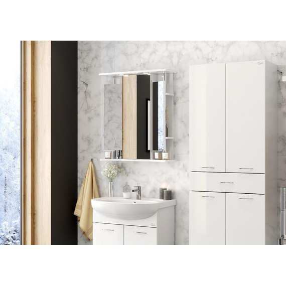 Зеркало-шкаф Onika Валерия 65 см R 206505 - фото 4