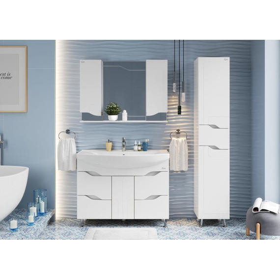 Зеркало-шкаф Onika Веронэлла 105 см 210506 - фото 2