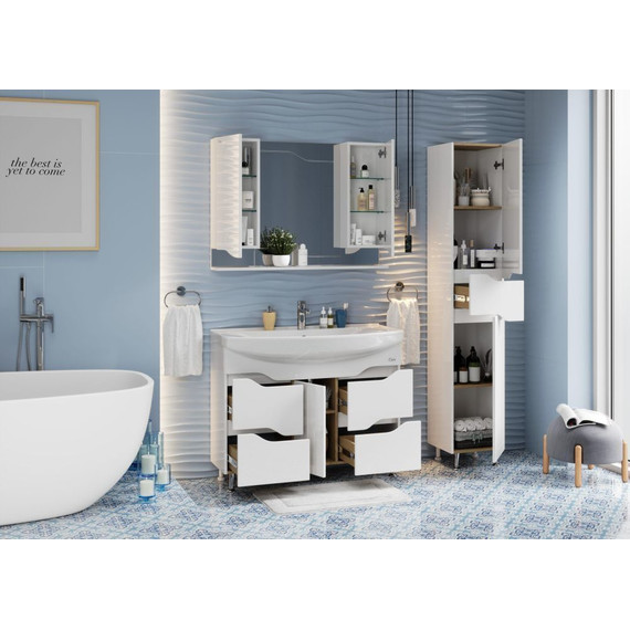 Зеркало-шкаф Onika Веронэлла 105 см 210506 - фото 5