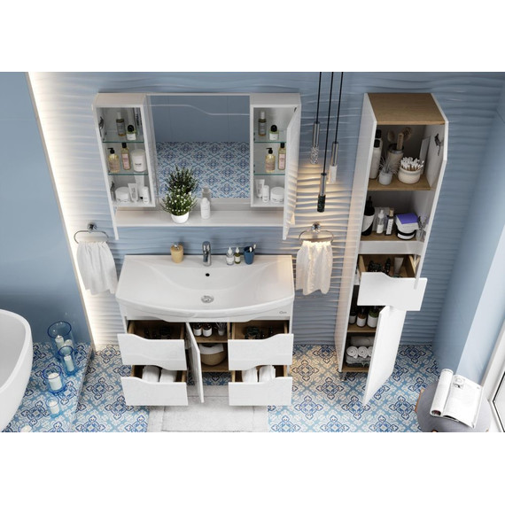 Зеркало-шкаф Onika Веронэлла 105 см 210506 - фото 4