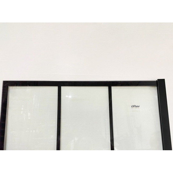 Душевая перегородка Paini 100 см PAINI-WalkIN100G (стекло 8 мм) с кронштейном в комплекте, чёрный/прозрачное - фото 7