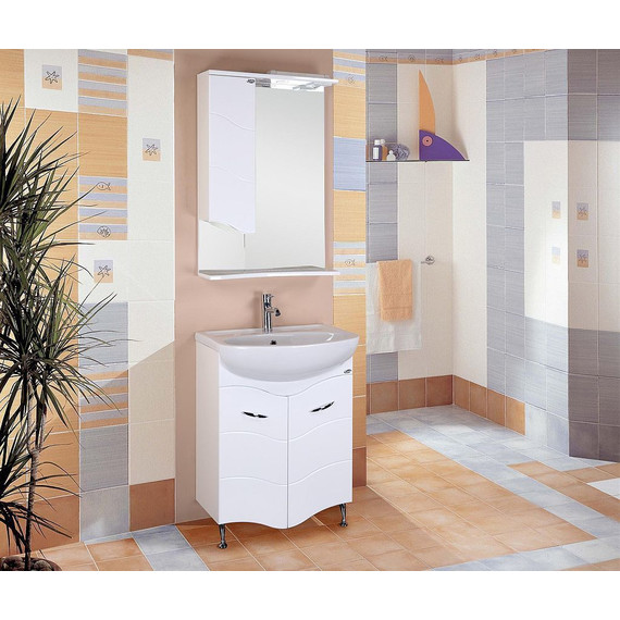 Зеркало-шкаф Onika Лайн 58 см L 205819 - фото 2