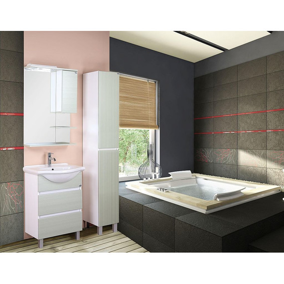 Зеркало-шкаф Onika Элита 60 см R 206022, оливковый - фото 2