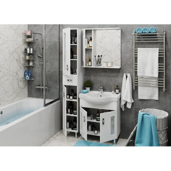 Зеркало-шкаф Onika Кристалл 67 см L 206705 - фото 4