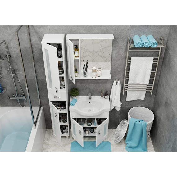 Зеркало-шкаф Onika Кристалл 67 см L 206705 - фото 5