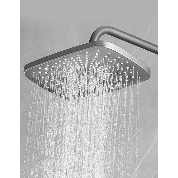 Душевая стойка с гигиеническим душем Dikalan AL-99098, серый матовый - фото, картинка 5 Душевая стойка с гигиеническим душем Dikalan AL-99098, серый матовый - фото 5