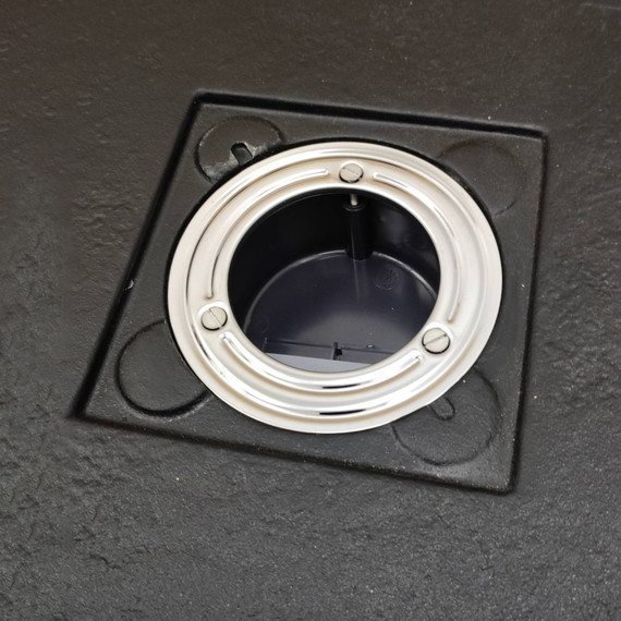 Поддон Sanitana Rocks 120x80 см, чёрный - фото 4