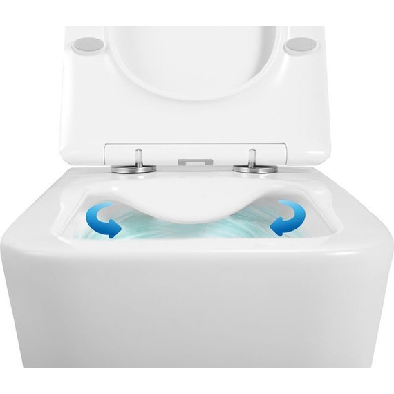 Унитаз подвесной безободковый Loranto Talas 87268 с крышкой микролифт - фото, картинка 10 Унитаз подвесной безободковый Loranto Talas 87268 с крышкой микролифт - фото 10