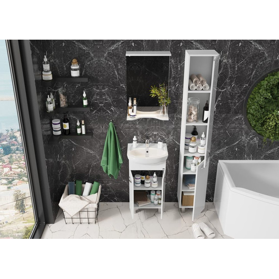 Пенал напольный Onika Коралл 30 см, универсальный, 403037 - фото 5