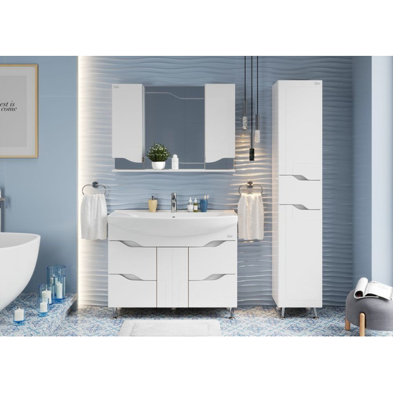 Пенал напольный Onika Веронэлла 35 см, универсальный, 403563 - фото 2