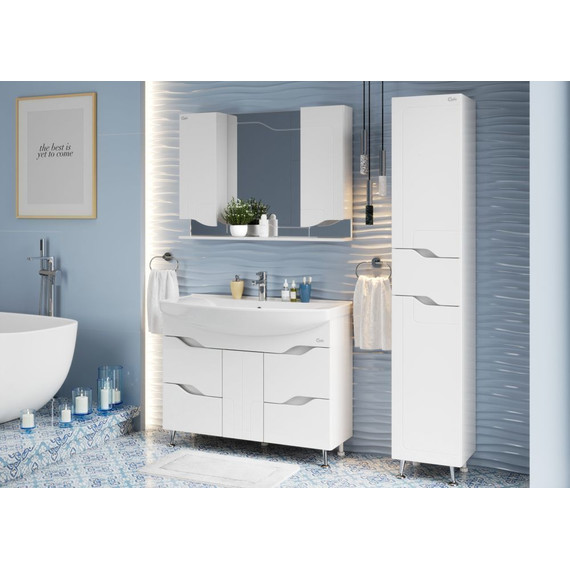 Пенал напольный Onika Веронэлла 35 см, универсальный, 403563 - фото 3