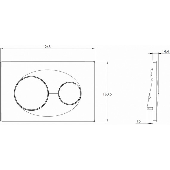 Инсталляция с подвесным безободковым унитазом Azario Teramo AZ-8010-1000+AZ-052-MB+AZ-8200-0013, черный матовый, Цвет производителя: чёрный матовый - фото 10