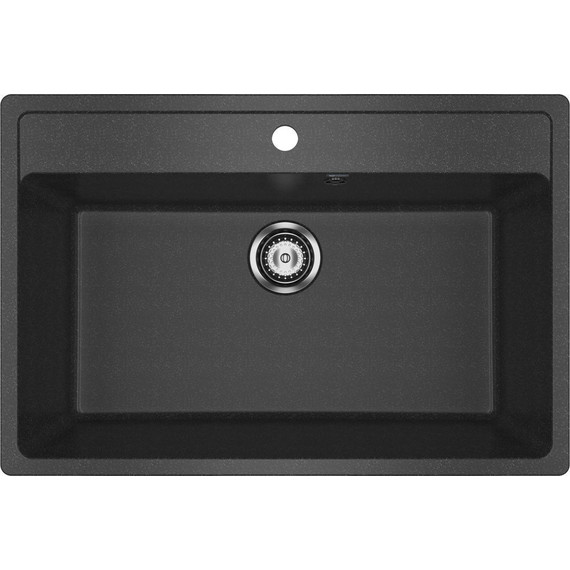 Кухонная мойка Ulgran U-600-308, чёрный - фото 