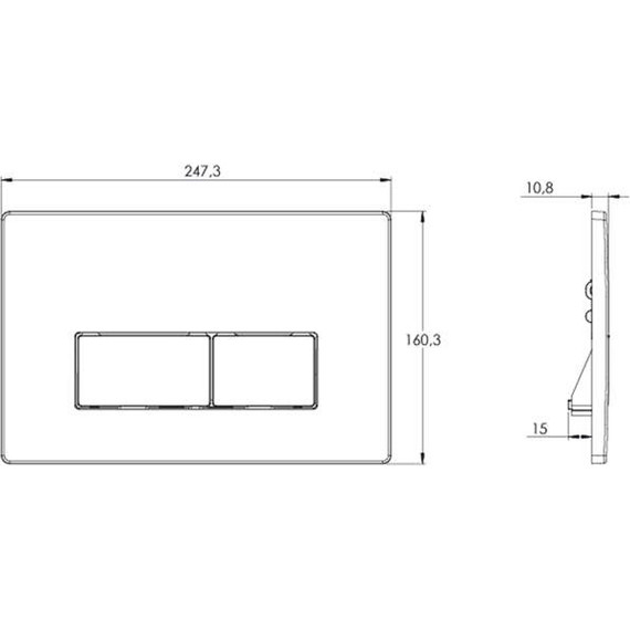 Инсталляция с подвесным безободковым унитазом Azario Teramo AZ-8010-1000+AZ-052-MB+AZ-8200-0092/AZ-P58-0190, черный матовый - фото 10