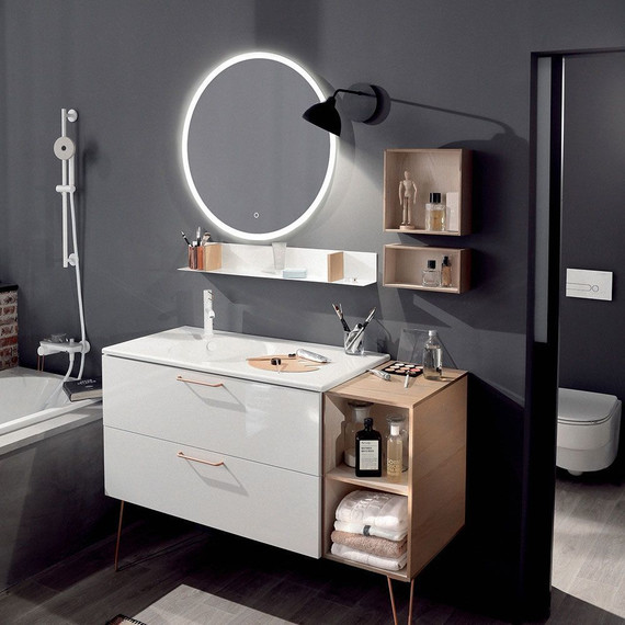 Зеркало Azario Perla neo - RGB 77 см LED-00002610 - фото 3