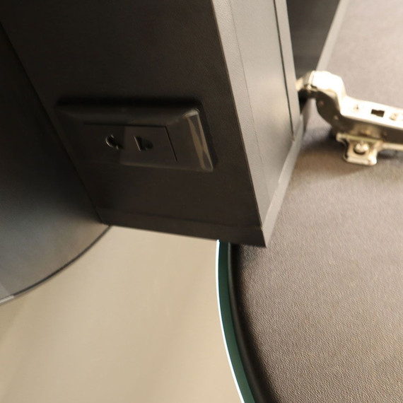 Зеркало-шкаф Azario Soho Black 50 см LED-00002612, черный - фото 6