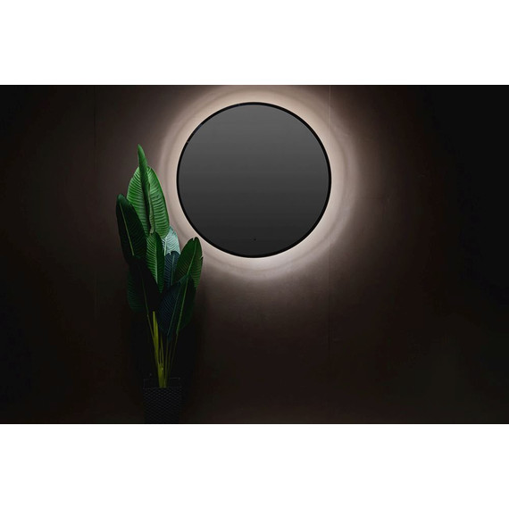 Зеркало Azario Monaco-Black 77 см LED-00002770, черный - фото 2