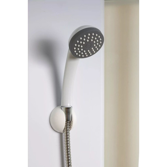 Душевая кабина Niagara Promo P120/80/40L/MT 120x80 см, с глубоким поддоном 40 см, профиль белый, стекло матовое (безсиликоновая сборка) - фото 6