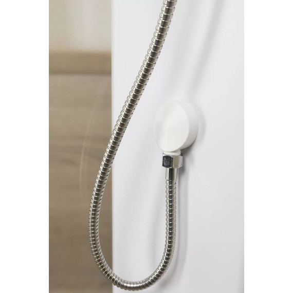 Душевая кабина Niagara Promo P120/80/40L/MT 120x80 см, с глубоким поддоном 40 см, профиль белый, стекло матовое (безсиликоновая сборка) - фото 7