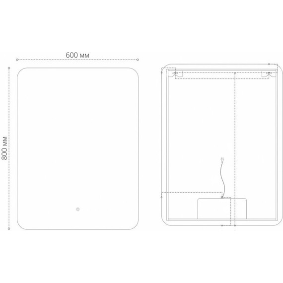 Зеркало Grossman Elegans-промо 60 см 1760801 - фото 3