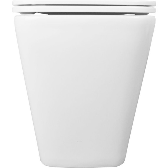 Унитаз приставной безободковый Azario Teramo AZ-003D-NR с крышкой микролифт - фото 4