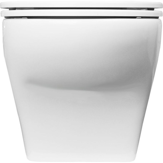 Унитаз подвесной безободковый Azario Porta AZ-0064 с крышкой микролифт - фото 5