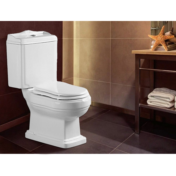 Унитаз-компакт Azario Loretti AZ-239 с крышкой микролифт - фото 6