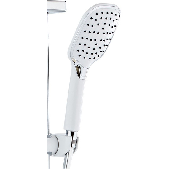 Душевая стойка с термостатом Azario AZ-821, хром/белый - фото 4