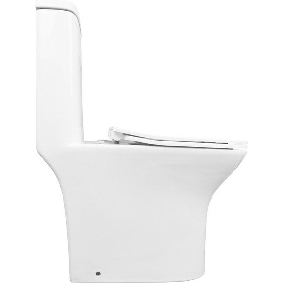 Унитаз-моноблок безободковый Azario Sente AZ-8614 с крышкой микролифт - фото 10