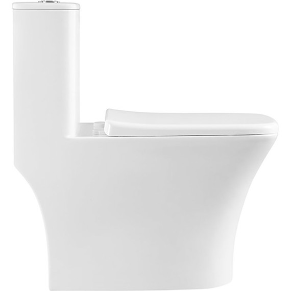 Унитаз-моноблок безободковый Azario Teano AZ-8621 с крышкой микролифт - фото, картинка 2 Унитаз-моноблок безободковый Azario Teano AZ-8621 с крышкой микролифт - фото 2