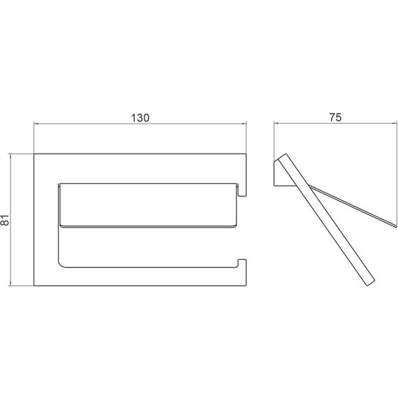 Держатель для туалетной бумаги Timo Petruma 15242/03, черный - фото 3