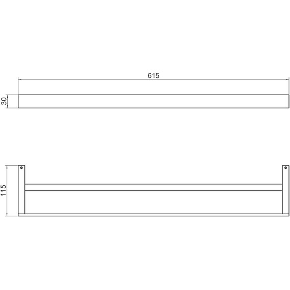Полотенцедержатель Timo Petruma 15256/17, золото матовое - фото 2