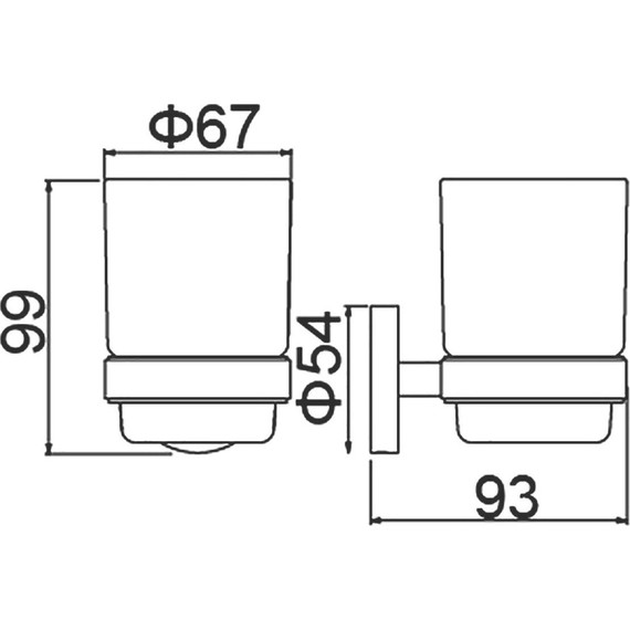 Стакан для зубных щеток Timo Saona 13031/00 - фото 2